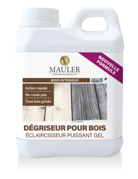 Dégriseur pour bois - Eclaircisseur puissant gel - 1L | PMP Décor