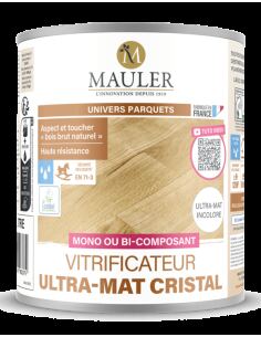 Vitrificateur ULTRA-MAT CRISTAL - parquet resistant - sans odeur - 1 l