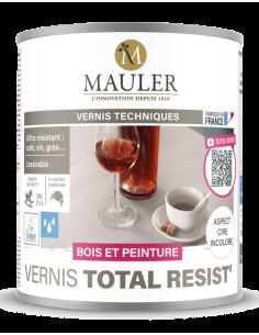 Vernis Total Resist' sans odeur MAULER Mat Incolore 1L | PMP Décor