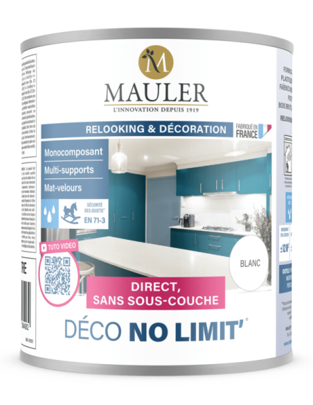 Déco no limit - aspect cire Blanc 1L mauler | PMP Décor