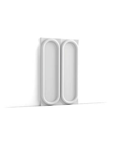 W126 CHAIN Panneau Revêtement Mural Décoratif 3d – 50x3,5x80 (L x l x h)