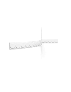 P9905F Flexible Cimaise murale Orac Decor - 6x1,2x200cm (h x p x L) - moulure décorative polyuréthane
