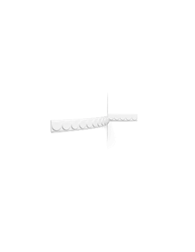 P9905F Flexible Cimaise murale Orac Decor - 6x1,2x200cm (h x p x L) - moulure décorative polyuréthane