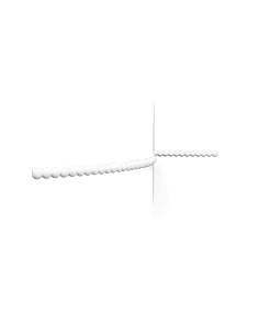 P9904F Flexible Cimaise murale Orac Decor - 2,5x0,9x200cm (h x p x L) - moulure décorative polyuréthane