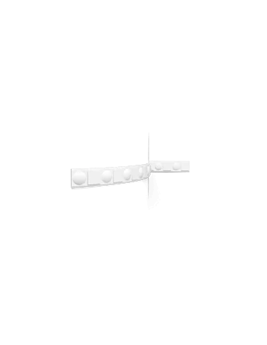 P9902F Flexible Cimaise murale Orac Decor - 7x1,5x200cm (h x p x L) - moulure décorative polyuréthane