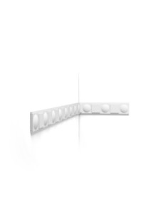 P9902 Cimaise murale Orac Decor - 7x1,5x200cm (h x p x L) - moulure décorative polyuréthane