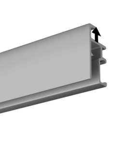 *-50%* Cimaise Click+ Rail R20 Gris 300cm - ENLEVEMENT MAGASIN - Cimaise Tableau Artiteq