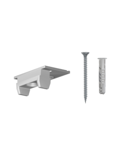 Pack jeux de fixation Cimaise R40 / clips + vis & chevilles multimatériaux Newly