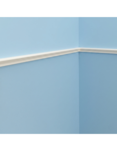 Moulure M401 2,3 x 1,2 cm - Polyuréthane Cimaises &+