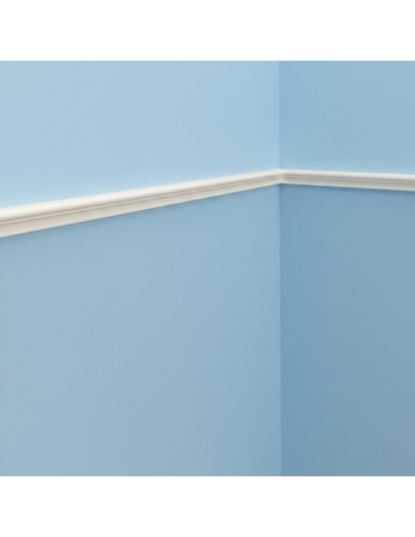 Moulure M401 2,3 x 1,2 cm - Polyuréthane Cimaises &+