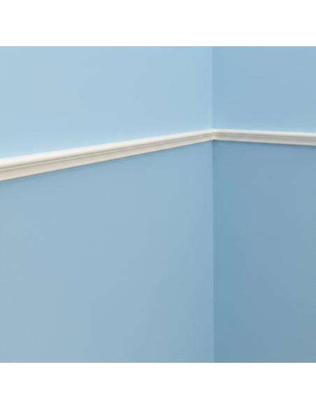 Moulure M401 2,3 x 1,2 cm - Polyuréthane Cimaises &+