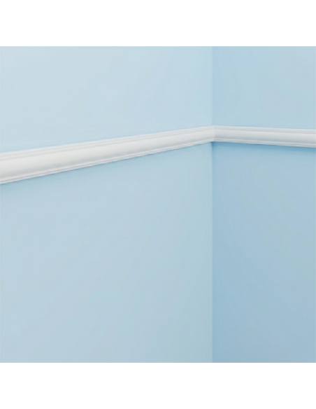 Moulure M379 3 x 1,3 cm - Polyuréthane Cimaises &+