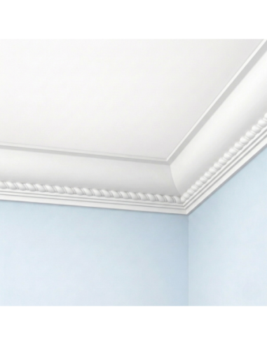 Corniche plafond C208 7,1 x 7,1 cm - Polyuréthane Cimaises &+