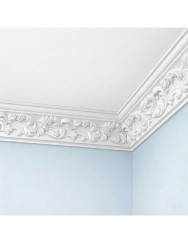 Corniche plafond C189 7 x 7,2 cm - Polyuréthane Cimaises &+