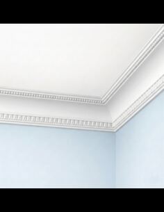 Corniche plafond C164 12,6 x 12,6 cm - Polyuréthane Cimaises &+