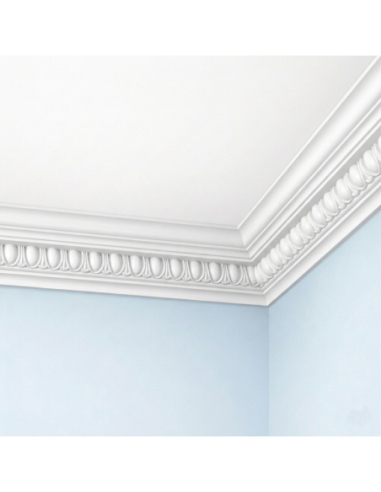 Corniche plafond C116 10 x 9,9 cm - Polyuréthane Cimaises &+