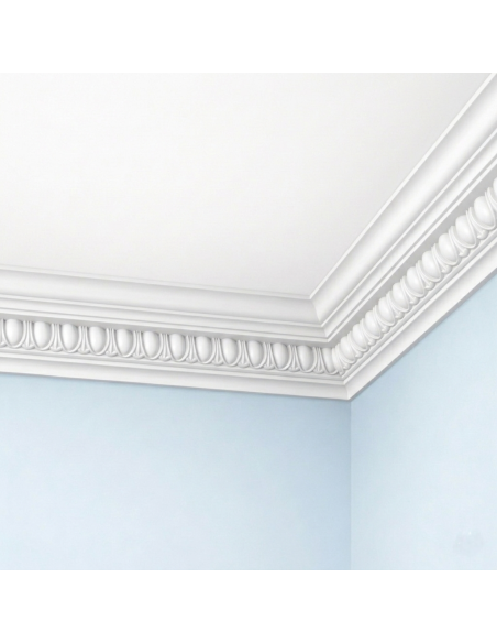 Corniche plafond C116 10 x 9,9 cm - Polyuréthane Cimaises &+
