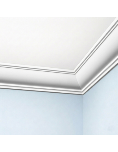 Corniche plafond C215 5,2 x 4,8 cm - Polyuréthane Cimaises &+