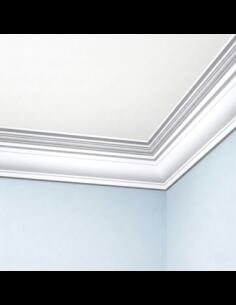 Corniche plafond C179 7,8 x 8,1 cm - Polyuréthane Cimaises &+