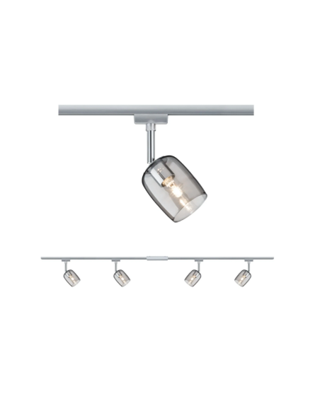 Kit complet U-Rail Blossom Paulmann - Eclairage Tableau sur Rail Plafond