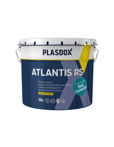 ATLANTIS RS MAT VELOUTE BLC 1L | PMP Décor