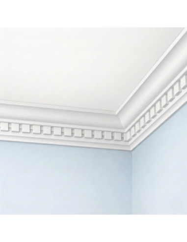 Corniche plafond C196 7 x 5,3 cm - Polyuréthane Cimaises &+