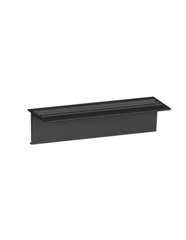 Tablette à clipser pour Info Rail Noir - Support-Clip - Artiteq
