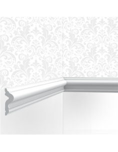 Cimaise / Moulure Cimaises et Plus M06 - 2,5x0,8x200cm (h x p x L )- moulure décorative polymère