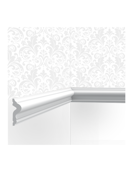 Cimaise / Moulure Cimaises et Plus M06 - 2,5x0,8x200cm (h x p x L )- moulure décorative polymère