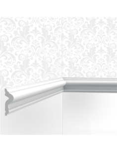 Cimaise / Moulure Cimaises et Plus M05 - 5x1,7x200cm (h x p x L) - moulure décorative polyuréthane