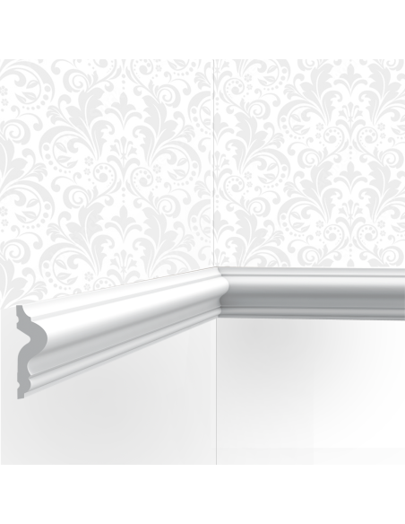 Cimaise / Moulure Cimaises et Plus M05 - 5x1,7x200cm (h x p x L) - moulure décorative polyuréthane