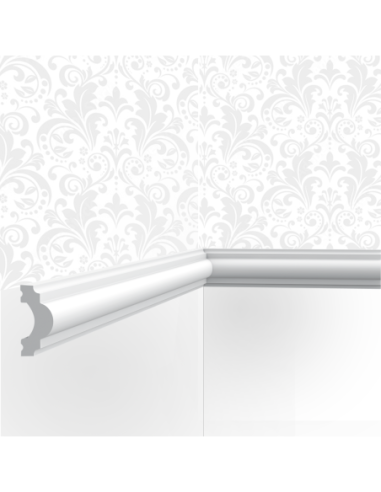 Cimaise / Moulure Cimaises et Plus M04 - 4x2x200cm (h x p x L) - moulure décorative polyuréthane
