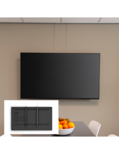 Kit de suspension Flex pour écran - Fixation TV sans perçage pour cimaise