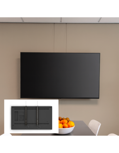 Kit de suspension Flex pour écran - Fixation TV sans perçage pour cimaise