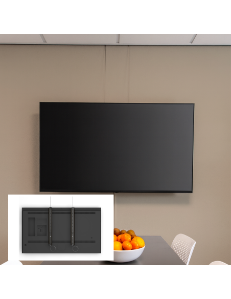 Kit de suspension Flex pour écran - Fixation TV sans perçage pour cimaise