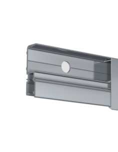 Cimaise Museum Line R70 200 cm couleur gris alu - Cimaise tableau Newly