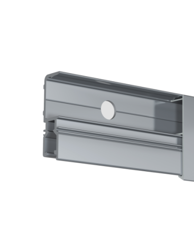 Cimaise Museum Line R70 200 cm couleur gris alu - Cimaise tableau Newly