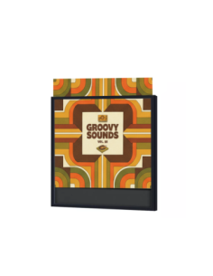 Cadre porte disque vinyle en bois baguette noir - pochette 33 tours - Cimaises et plus