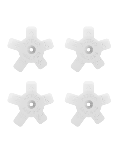 Pack 4 supports muraux pour plaques Dibond - Accessoire Cimaise Artiteq