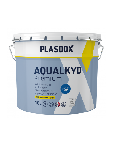 AQUALKYD PREMIUM MAT BLC 3L | PMP Décor