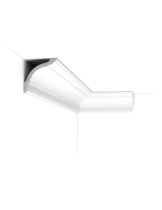 CX129 "Cabossée" Corniche plafond Orac Decor - 9,5x9,5x200cm (h x p x L) - moulure décorative polymère