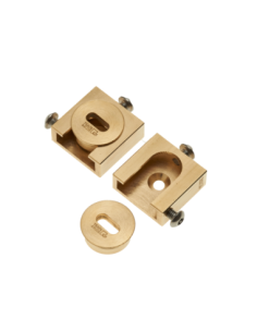 Paire de platine sécurisée à visser sur cadre/châssis bois 80 kg (TS S) accrochage d'œuvres Track & Slide