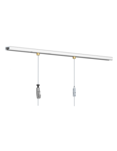 Cimaise Museum MAX plafond Blanc RAL9010 - Track & Slide