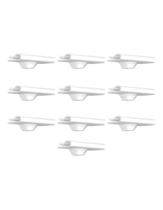 Pack de 10 attaches de suspension blanches pour faux plafond 4kg - Artiteq