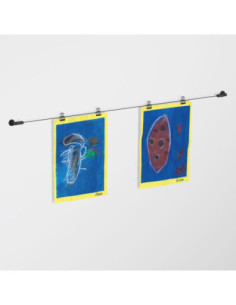 Set câble tendu pour affichage horizontal - Artiteq