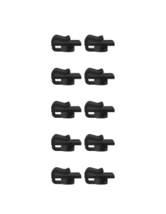 Pack de 10 pinces faux plafond éco-clip noir 1kg - Artiteq