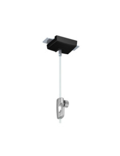 Kit Pince faux Plafond Noir pour accrochage de tableaux (latéral)