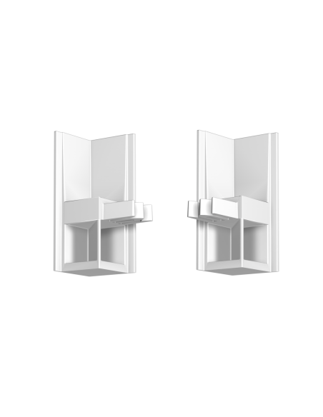 Raccord d'angle + guide fil pour cimaise R35 Newly - droite & gauche