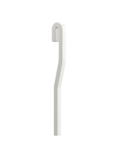 Tige Blanche en aluminium coudée 4 mm - Accessoire Cimaise Tableau