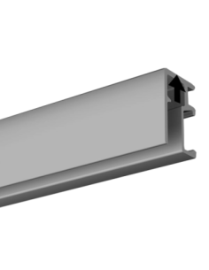 Cimaise Mini-Click Rail R10 Gris 300cm - ENLEVEMENT MAGASIN - Cimaise Tableau Artiteq
